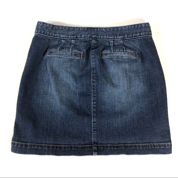 Ann Taylor LOFT Stretch Denim Mini Skirt - Picture 6 of 8